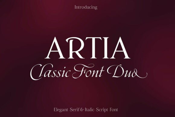 Artia Duo: Merging Italic Calligraphy with Serif Elegance