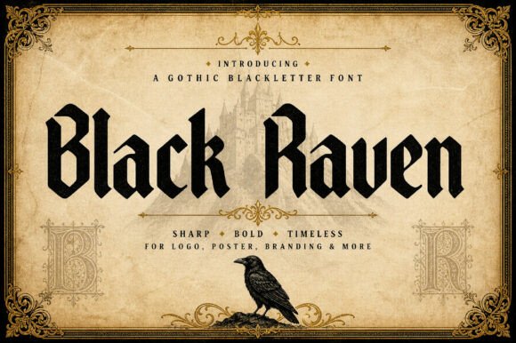 Black Raven: A Font That Commands Attention