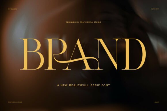 Brand: The Refined Serif That Turns Simple Text Into a Premium Statement