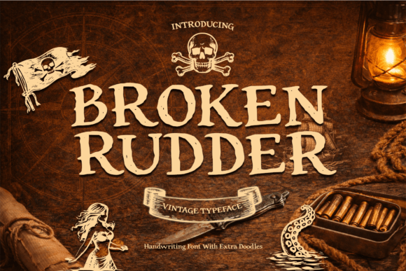 Broken Rudder: A Typeface That Sails on Vintage Charm