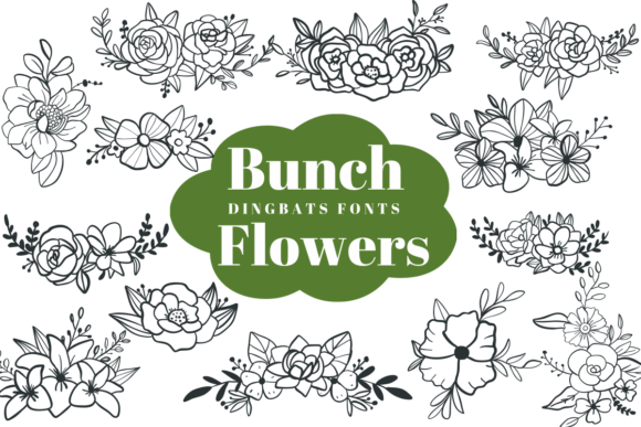 Bunch Flowers: A Dingbats Font for Every Creative Project