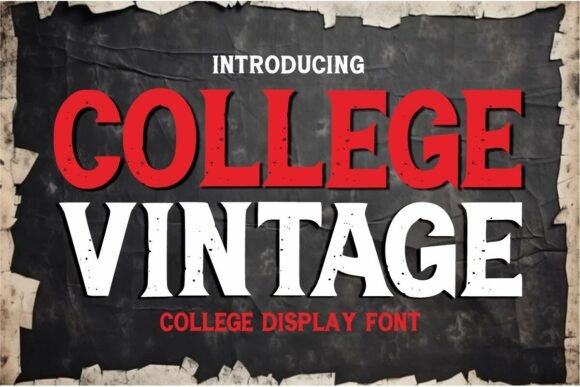 College Vintage: Capturing Grit and Character in Your Designs