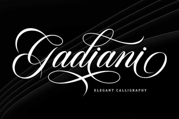Discover the Gadiani Font: Where Handwritten Charm Meets Design Versatility