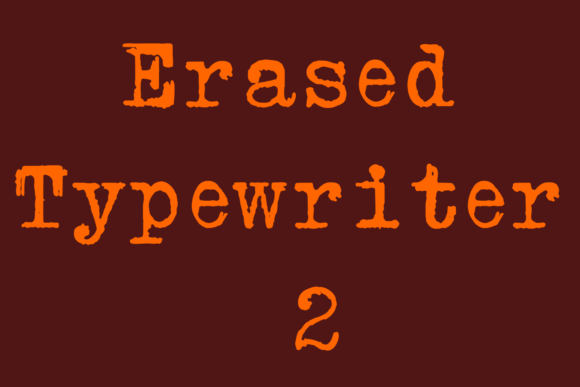 Erased Typewriter 2: A Distressed Font for Authentic Design
