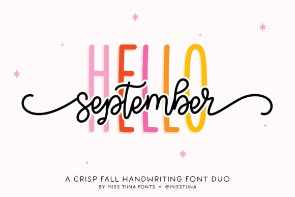 Farmhouse Charm Meets Script Elegance: The Hello September Duo