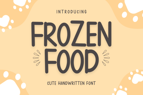 Frozen Food: A Handwritten Font That Brings Personality to Any Project