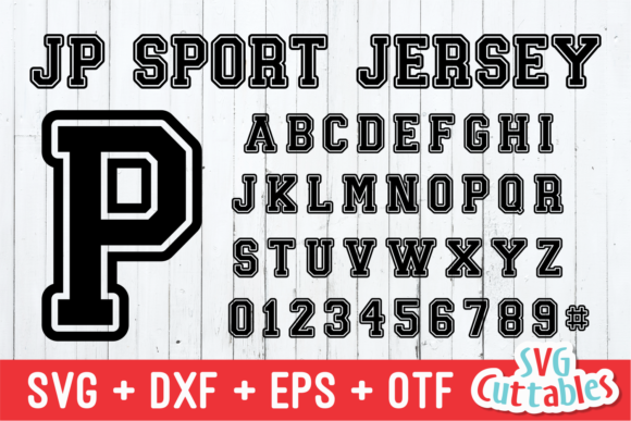 Give Your Designs a Bold Edge with the JP Sport Jersey Typeface