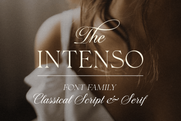 Intenso: An Elegant Font Family for Timeless Design
