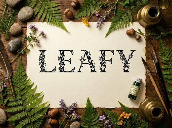 Leafy: A Bold Typeface for Unforgettable Branding