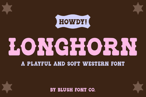 Longhorn Western: A Fresh Take on Cowboy Typography