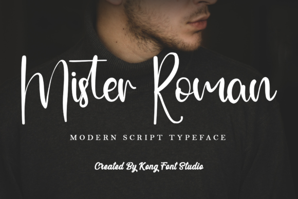 Mister Roman: A Handwritten Script Font for Modern Creators