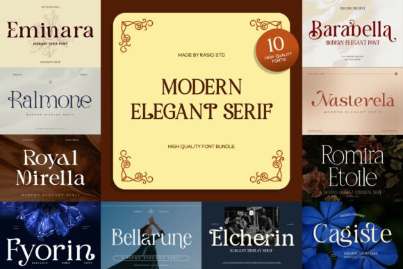 Modern Elegant Serif: A Typeface for Timeless Sophistication