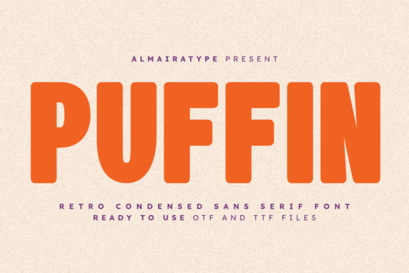 Puffin: The Retro Font Bridging 70s Nostalgia and Modern Design