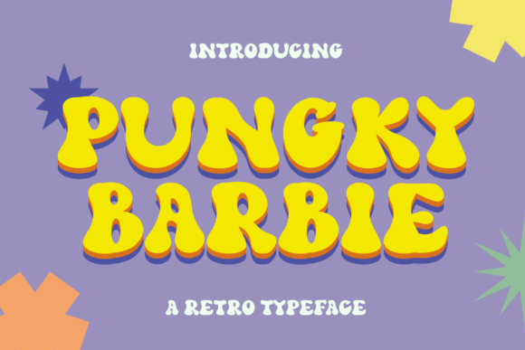 Pungky Barbie: A Playful Typeface for Joyful Branding