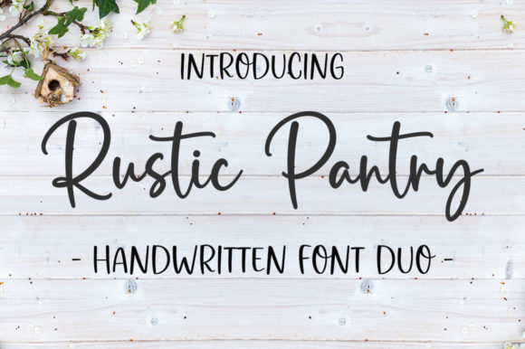 Rustic Pantry: A Font That Feels Like a Warm Welcome