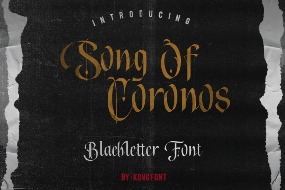 Why Song of Coronos Is the Blackletter Font Your Brand Needs