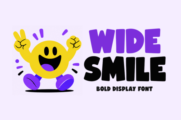 Wide Smile: A Font That Brings Joy to Every Design